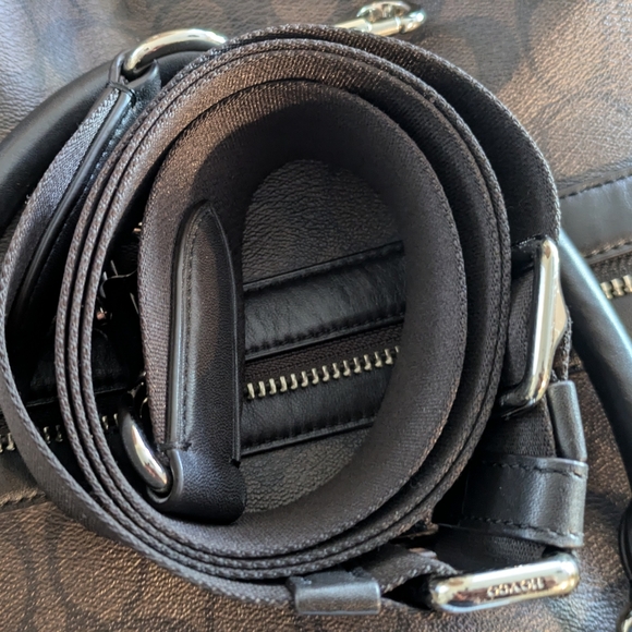 Coach Luggage Signature Canvas Brown Leather. - Picture 16 of 16